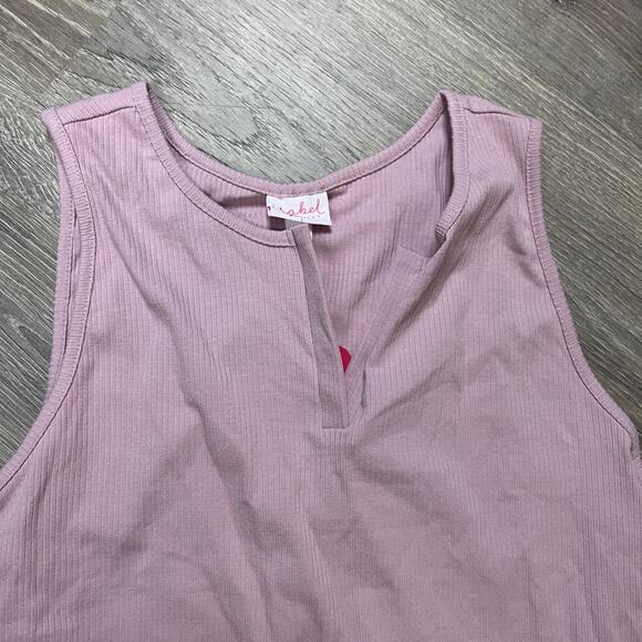 Isabel Maternity Light Purple Ribbed Maternity Tank Top - Size XXL - NWT - Picture 3 of 7